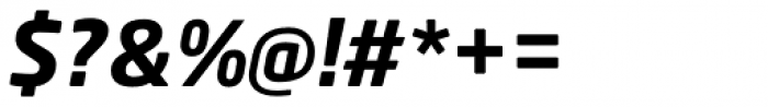 Neo Sans Pro Bold Italic Font OTHER CHARS