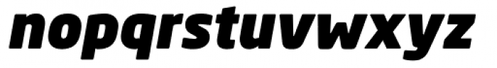 Neo Sans Ultra Italic Font LOWERCASE