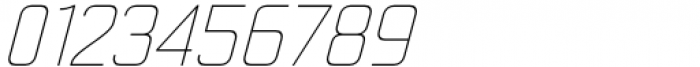 Neo Strada Thin Italic Font OTHER CHARS