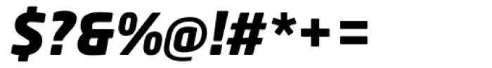 Neo Tech Black Italic Alt Font OTHER CHARS