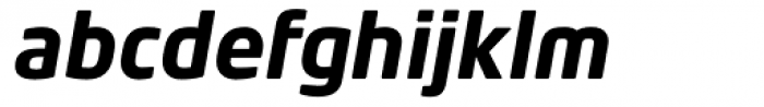 Neo Tech Bold Italic Alt Font LOWERCASE