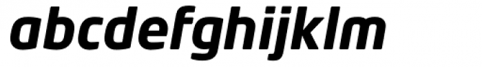 Neo Tech Bold Italic Font LOWERCASE