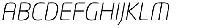 Neo Tech Pro Light Italic Font UPPERCASE