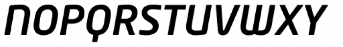 Neo Tech Pro Medium Italic Font UPPERCASE