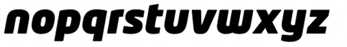 Neo Tech Pro Ultra Italic Font LOWERCASE