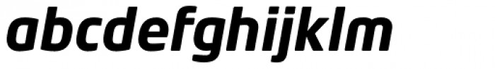 Neo Tech Std Bold Italic Font LOWERCASE