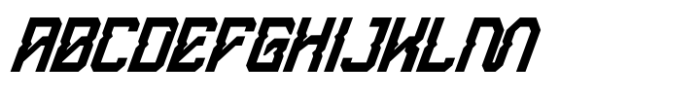 Neo Techno Italic Font UPPERCASE