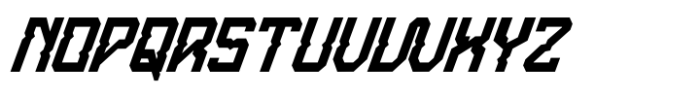 Neo Techno Italic Font UPPERCASE