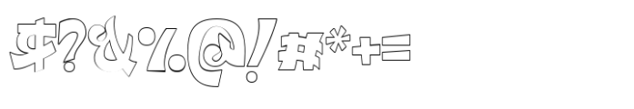 Neo mameo Outline Font OTHER CHARS