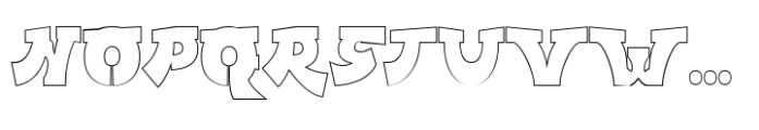 Neo mameo Outline Font UPPERCASE