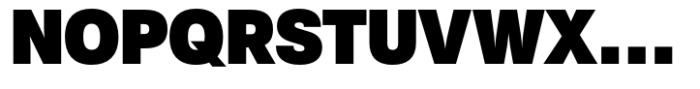 NeoGram Black Semi Condensed Font UPPERCASE
