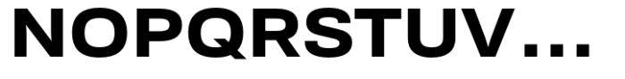 NeoGram Bold Wide Font UPPERCASE