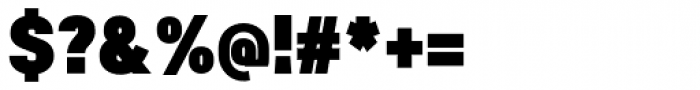 NeoGram Condensed Black Font OTHER CHARS