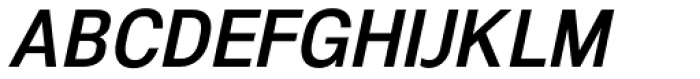 NeoGram Condensed DemiBold Italic Font UPPERCASE