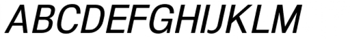 NeoGram Condensed Medium Italic Font UPPERCASE