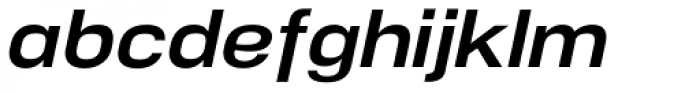 NeoGram Extended Bold Italic Font LOWERCASE