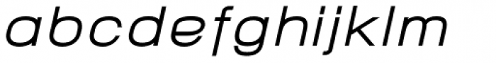 NeoGram Extended Italic Font LOWERCASE