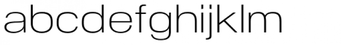NeoGram Extended Light Font LOWERCASE