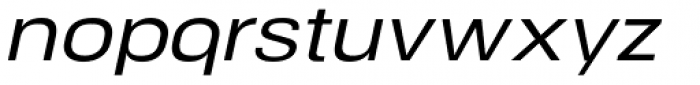 NeoGram Extended Medium Italic Font LOWERCASE