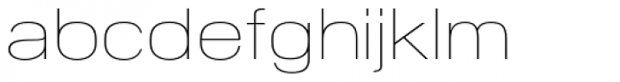 NeoGram Extended UltraLight Font LOWERCASE