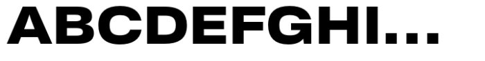 NeoGram Extrabold Wide Font UPPERCASE