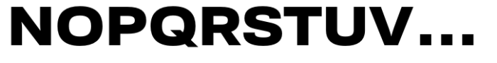 NeoGram Extrabold Wide Font UPPERCASE