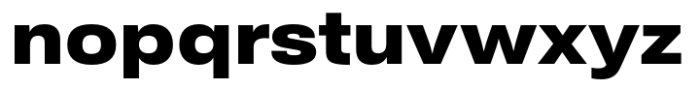 NeoGram Extrabold Wide Font LOWERCASE