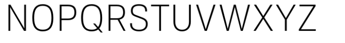NeoGram Extralight Semi Condensed Font UPPERCASE