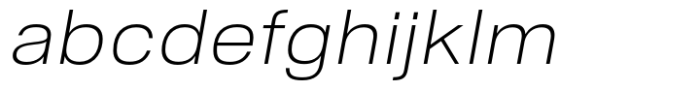 NeoGram Extralight Wide Oblique FONT