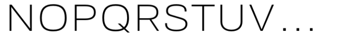 NeoGram Extralight Wide Font UPPERCASE