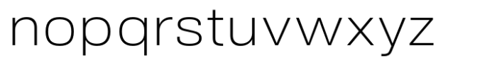 NeoGram Extralight Wide Font LOWERCASE