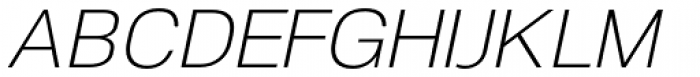 NeoGram Light Italic Font UPPERCASE