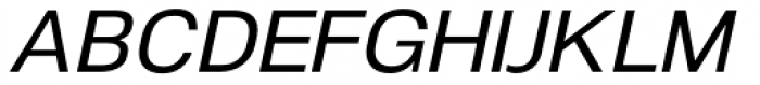 NeoGram Medium Italic Font UPPERCASE