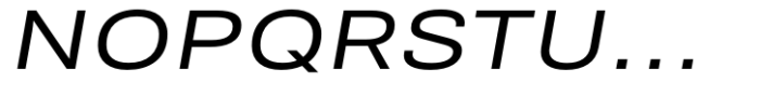 NeoGram Regular Extra Oblique Font UPPERCASE