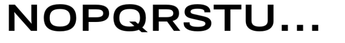 NeoGram Semibold Extended Font UPPERCASE