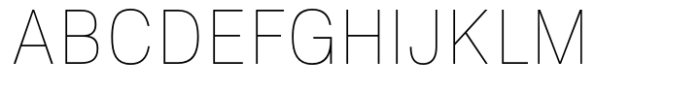 NeoGram Thin Semi Condensed Font UPPERCASE