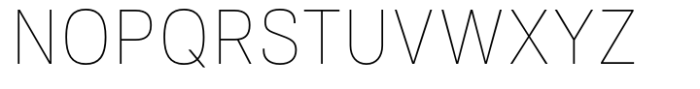 NeoGram Thin Semi Condensed Font UPPERCASE