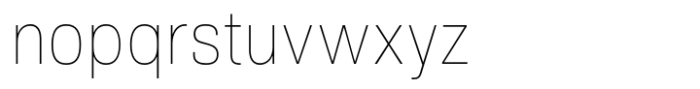 NeoGram Thin Semi Condensed Font LOWERCASE