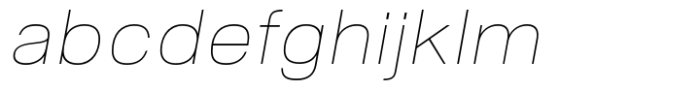 NeoGram Thin Wide Oblique FONT