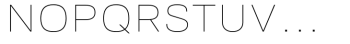 NeoGram Thin Wide Font UPPERCASE