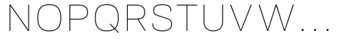 NeoGram Thin Font UPPERCASE
