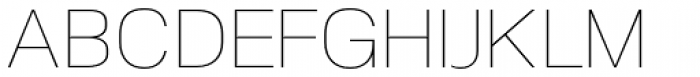 NeoGram UltraLight Font UPPERCASE