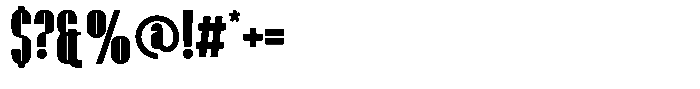 Neobion Font OTHER CHARS