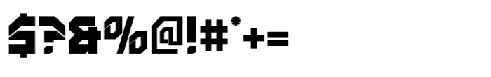 Neocrash Regular Font OTHER CHARS