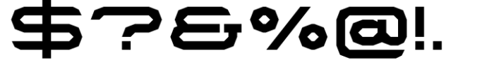 Neoflex Sharp Expanded Font OTHER CHARS