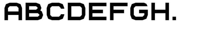 Neoflex Sharp Regular Font UPPERCASE