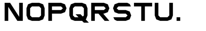 Neoflex Sharp Regular Font UPPERCASE