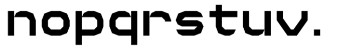 Neoflex Sharp Regular Font LOWERCASE