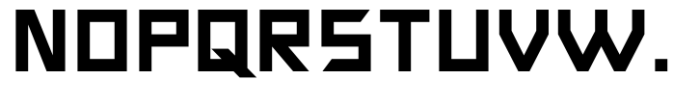 Neoflex Square Condensed Font UPPERCASE