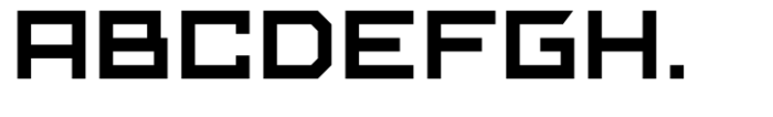 Neoflex Square Regular Font UPPERCASE